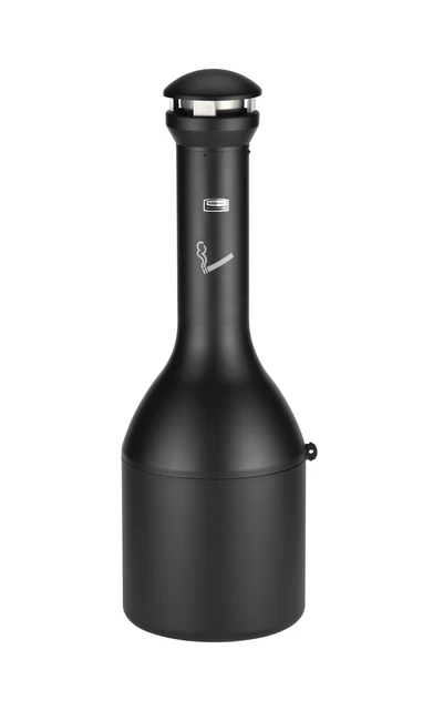 Asbak Rubbermaid Infinity Genie Staand Zwart