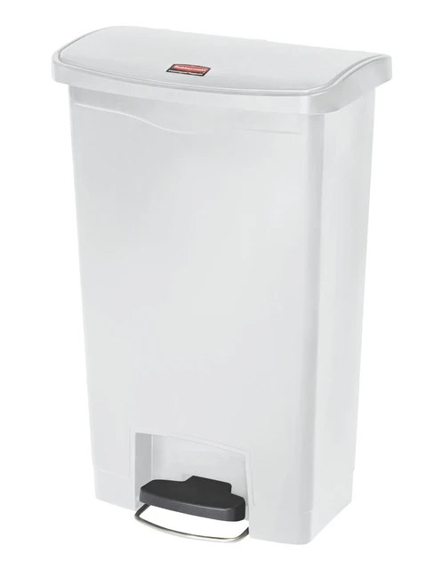 Pedaalemmer Rubbermaid Slim Jim Step On 50l Wit