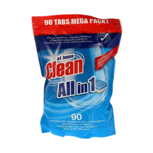 Vaatwastabletten At Home Clean All-In-One 90 Stuks