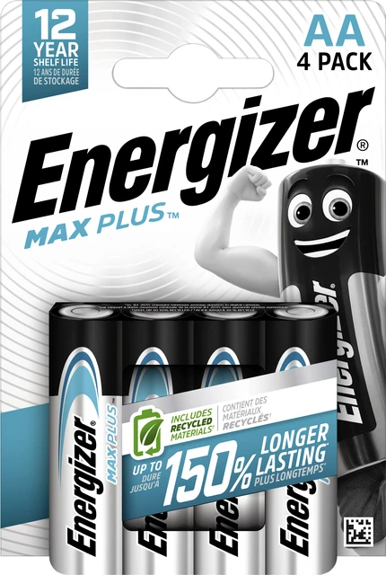 Batterij Energizer Max Plus 4x AA alkaline