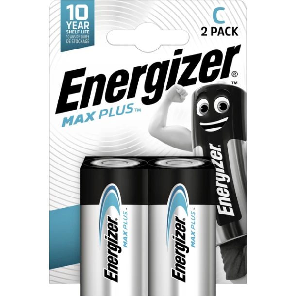 Batterij Energizer Max Plus 2x C alkaline