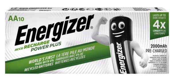Batterij oplaadbaar Energizer 10x AA 2000mAh