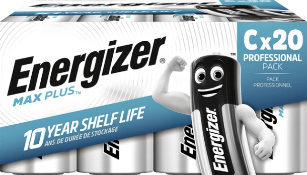Batterij Energizer Max Plus C Alkaline 20st
