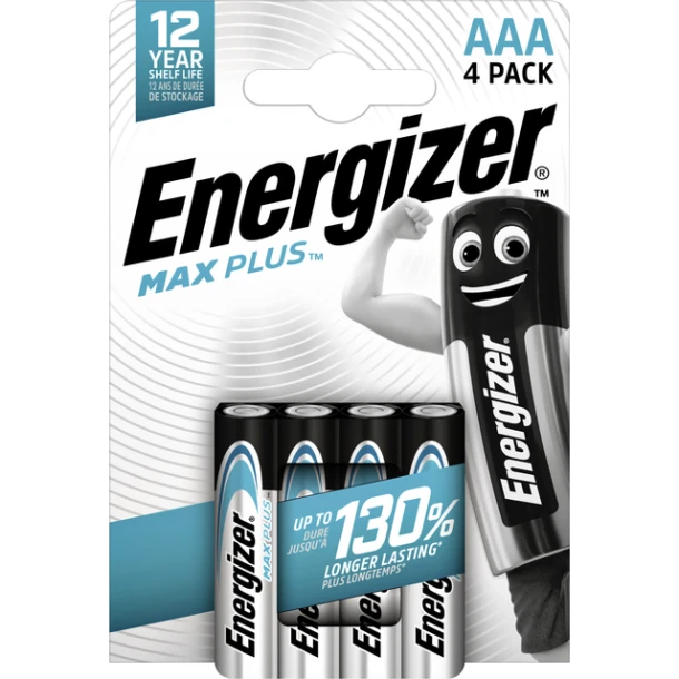 Batterij Energizer Max Plus Aaa Alkaline 4st