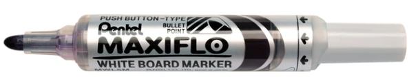 Whiteboardmarker Pentel MWL5M Maxiflo rond 3mm violet