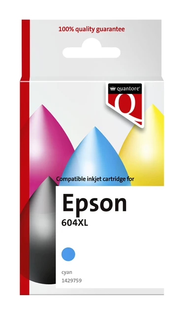 Inktcartridge Quantore alternatief tbv Epson 604XL T10H24 blauw