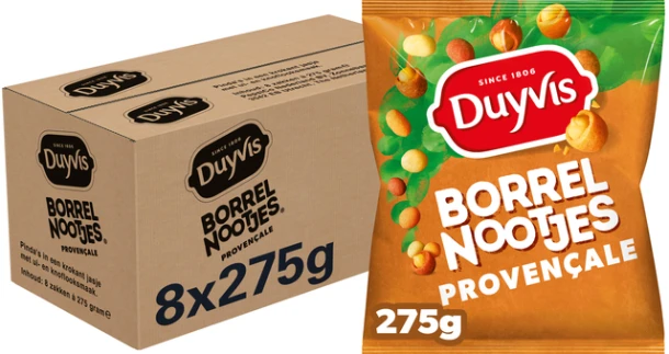 Borrelnootjes Duyvis Provencale 275gr