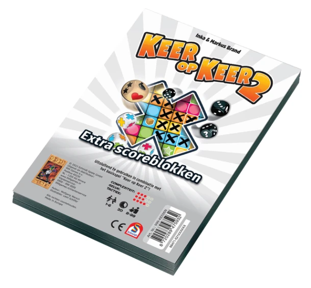 Scoreblok Keer Op Keer 2 Twee Stuks Level 1