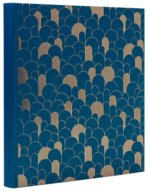 Fotoalbum Exacompta 29x32cm 60pag Nã©O Dã©Co Blauw