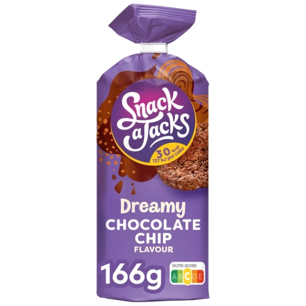 Rijstwafel Snack-A-Jacks Chocololate Chip