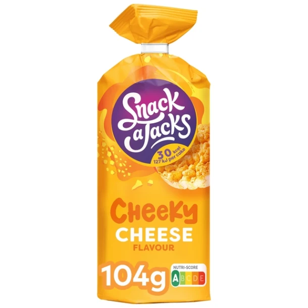 Rijstwafel Snack-A-Jacks Cheese Pak 104 Gram