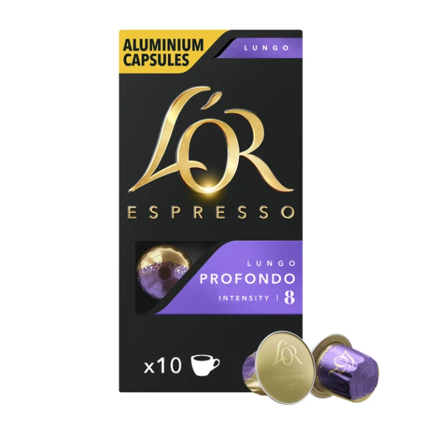 Koffiecups L'Or espresso Lungo Profondo (10 stuks)