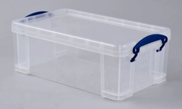 Opbergbox Really Useful 5l 340x200x125mm Transp Wt
