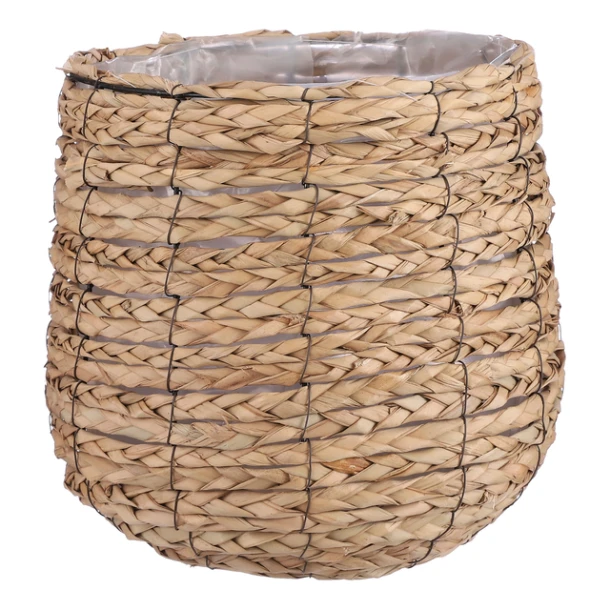 Plantenmand Mica Avalon zeegras rond 31x30cm lichtbruin