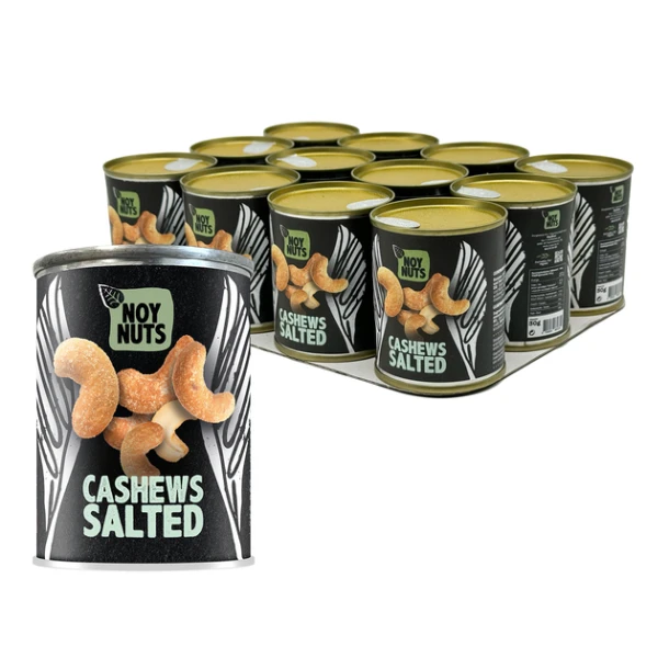 Cashewnoten Noynuts Gezouten Blik 40 Gram