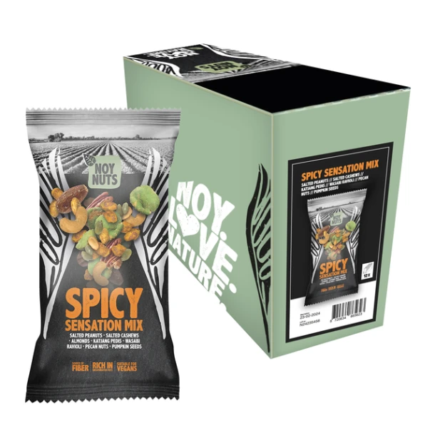 Noten Noynuts Spicy Sensation Mix Zak 45 Gram