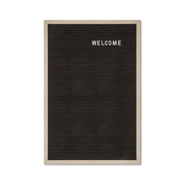 Letterbord Iezzy 40x60cm Naturel Hout