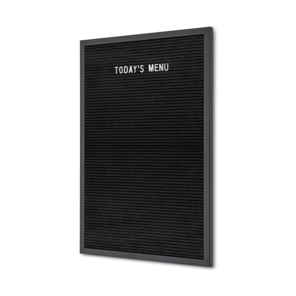 Letterbord Iezzy 40x60cm Zwart Hout