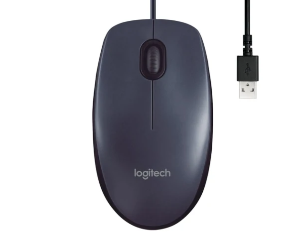 Muis Logitech Usb B100 Zwart