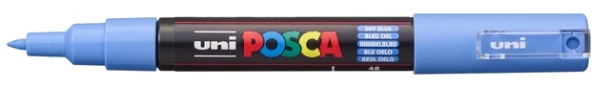 Marker Posca ronde punt extra fijn Hemelsblauw PC1