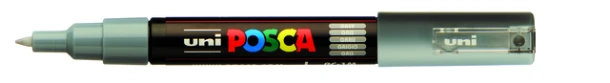 Marker Posca ronde punt extra fijn Grijs PC1MC G