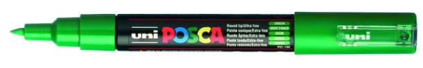Paintmarker Uni POSCA PC1MC extra fijn donkergroen