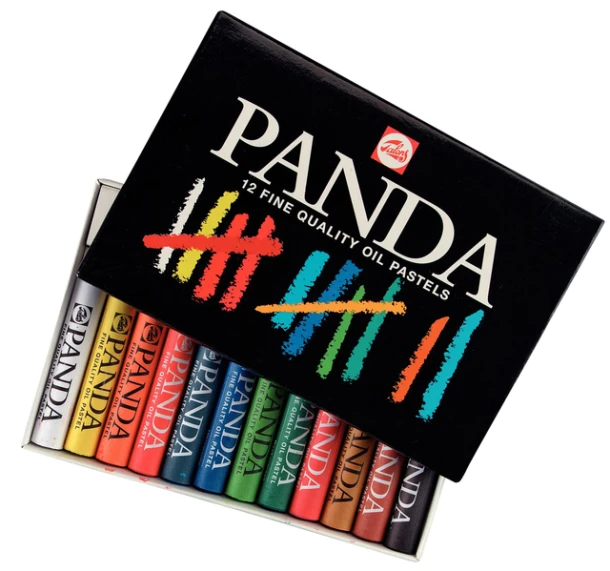 Oliepastel Talens Panda Set Ã¡ 12 Kleuren