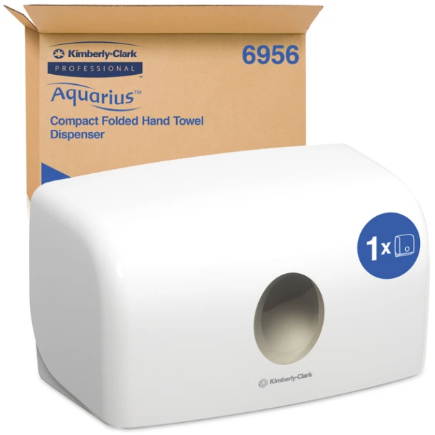 Handdoekdispenser Aquarius Mini Wit 6956