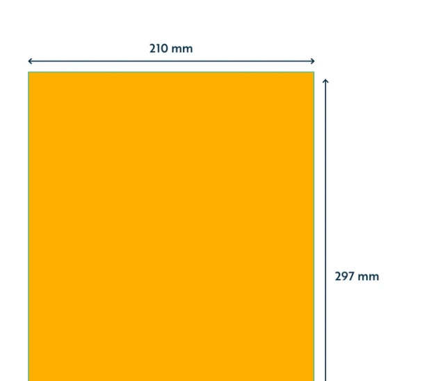 Etiket Rillprint 210x297mm Fluoror 100 Etiketten