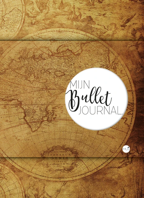 Mijn Bullet Journal Wereldkaart Dots 240 Pagina'S