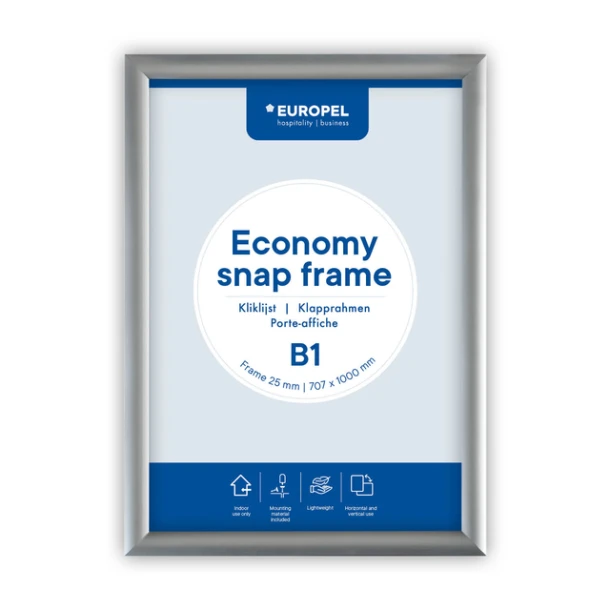 Kliklijst Europel Economy B1 Zilver
