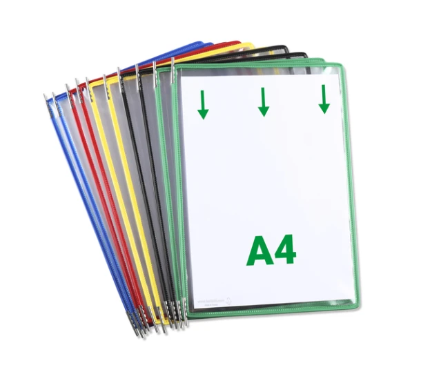 Zichtpaneel Tarifold A4 Verticaal Assorti 10st