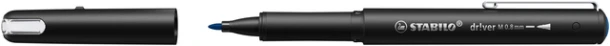 Fineliner STABILO dr!ver medium blauw 1089/41