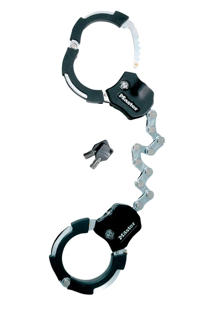 Handboeisloten Masterlock Street Cuff 55 Cm Zwart