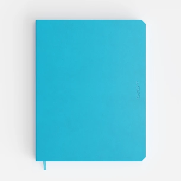 Notitieboek de KEMPEN Limitless 171x220mm blanco 192 pag 90gr felblauw