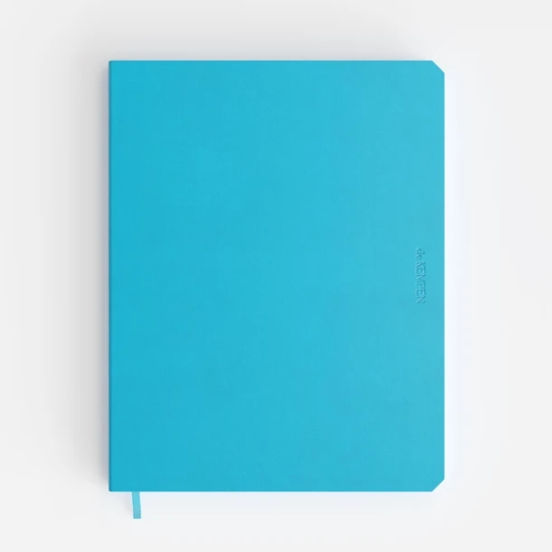 Notitieboek de KEMPEN Limitless 171x220mm lijn 192 pag 90gr felblauw