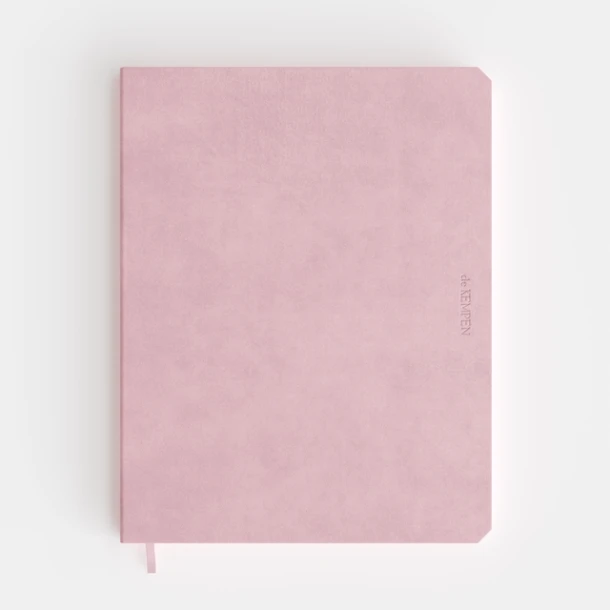 Notitieboek de KEMPEN Brut 171x220mm lijn 192 pagina's 90gr roze