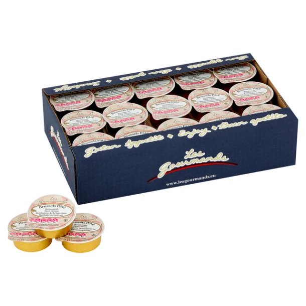 Roompatã© Les Gourmands Brussels 45x25 Gram Cupjes