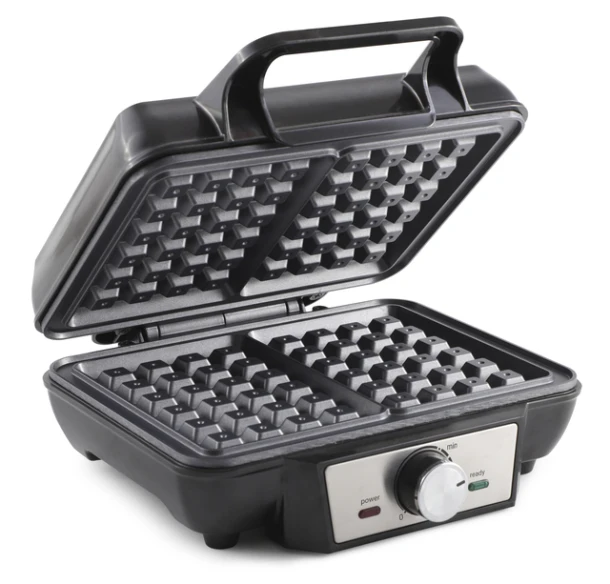 Wafelijzer  Tomado Voor 2 Wafels Zwart