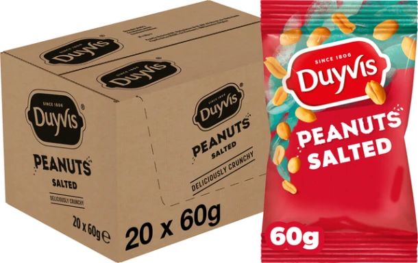 Pinda Duyvis Gezouten Zak 60gr