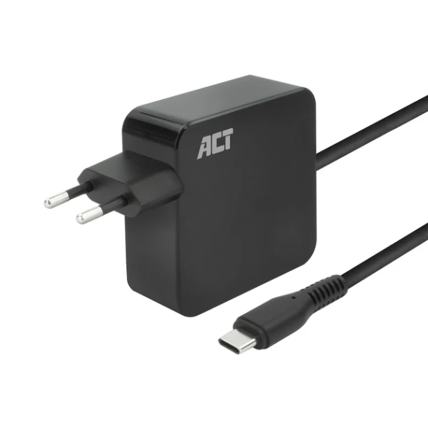 Laptop Oplader ACT USB-C Power Delivery 65W 2mtr