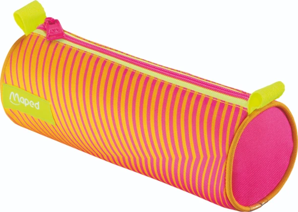 Etui Maped Neon rond oranje-roze