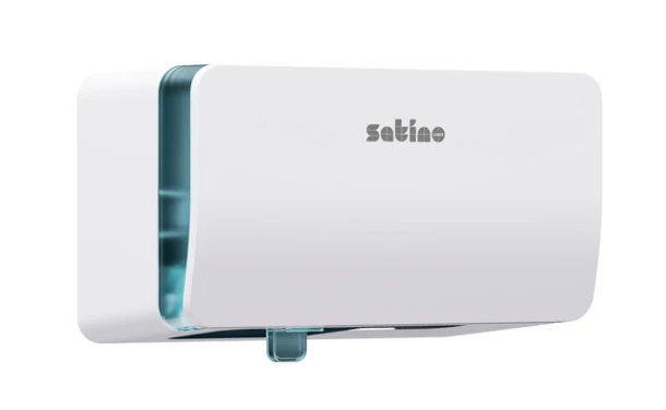 Toiletpapierdisp Satino Mt1 Hyginity Duo Wit