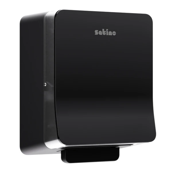 Handdoekroldispenser Satino SYS1 Hyginity zwart 333419