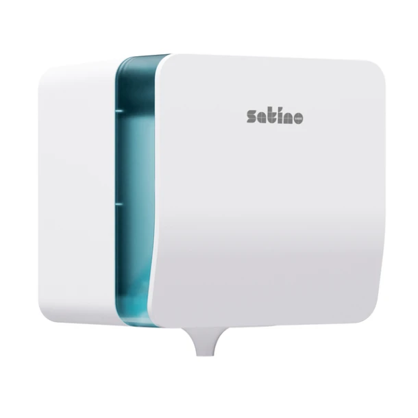 Poetspapierdispenser Satino CF1 Hyginity Plus medium wit 333416