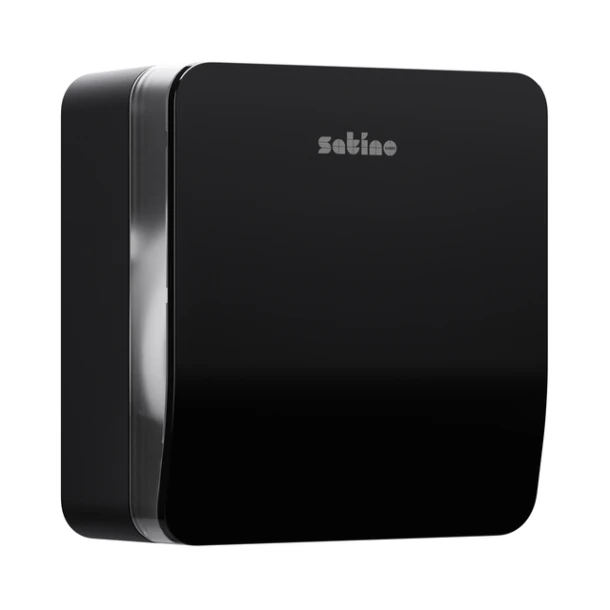 Toiletpapierdispenser Satino JT1 Hyginity jumbo S zwart 333405