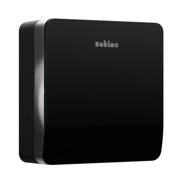 Toiletpapierdispenser Satino JT2 Hyginity jumbo L zwart 333407
