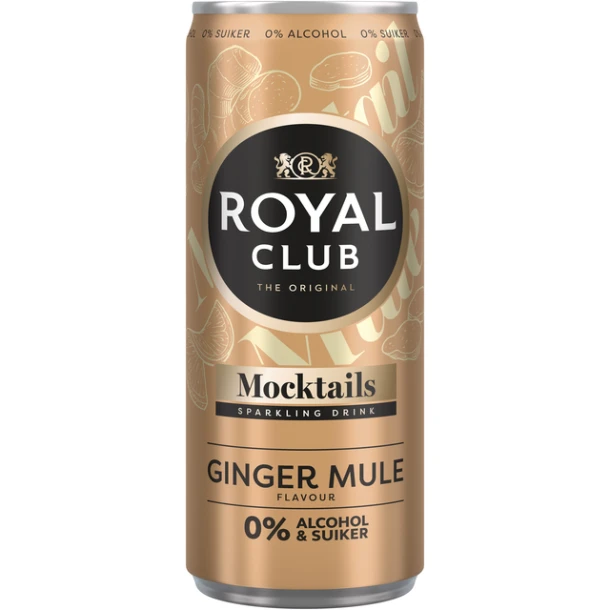 Mocktails Royal Club Ging Mu 0 Suik Alc Bl 250ml