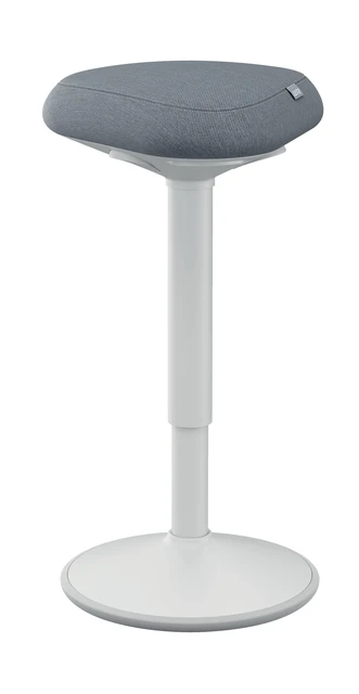 Actieve zit-sta kruk Leitz Ergo met gasveer 57-82 cm grijs