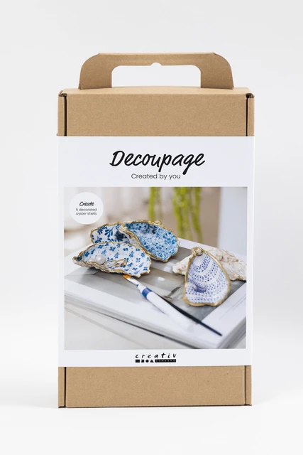 Hobbyset Creativ Company decoupage oesterschelpen